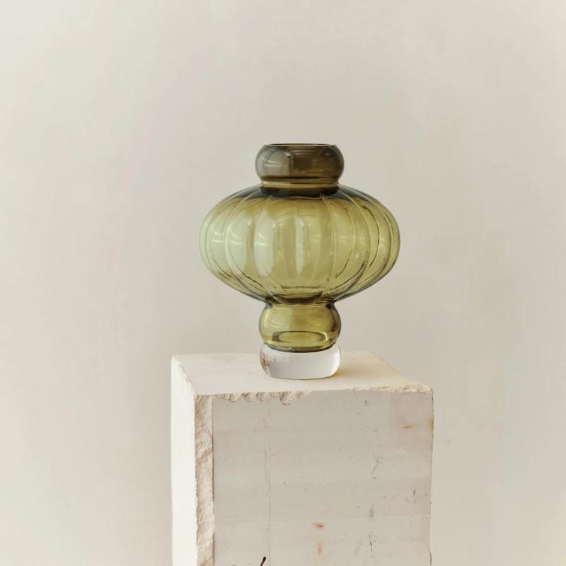 Louise Roe balloon vase 08 i olive, opal hvid eller smoke - 3