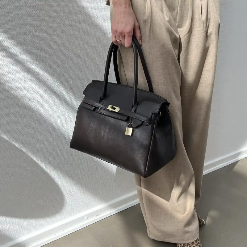 Bon Goût Vintage håndtaske i Mørkebrun - 3