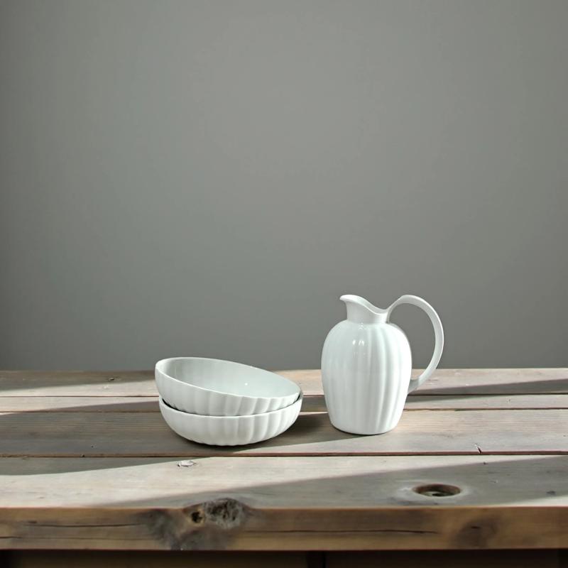 Georg Jensen Bernadotte skåle og flødekande 0,5 L