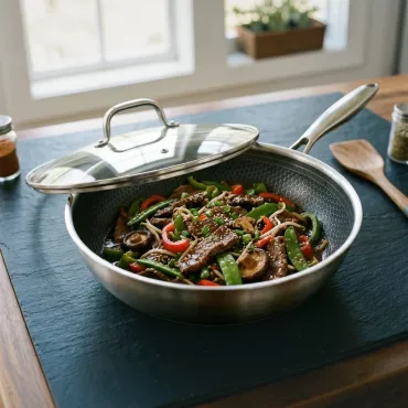 byGaard Hybrid Wok 30 cm med glaslåg