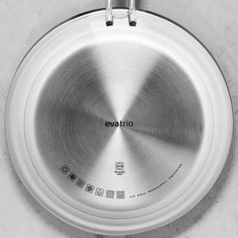 Eva Trio Stainless Steel stegepande 28 cm - 3