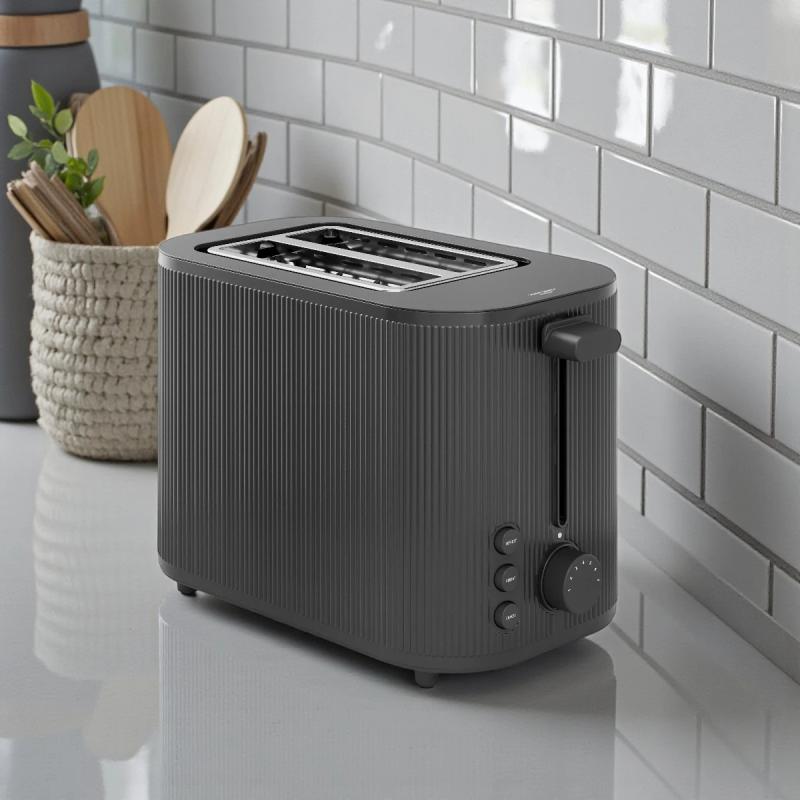 Georg Jensen Bernadotte brødrister i sort - 2