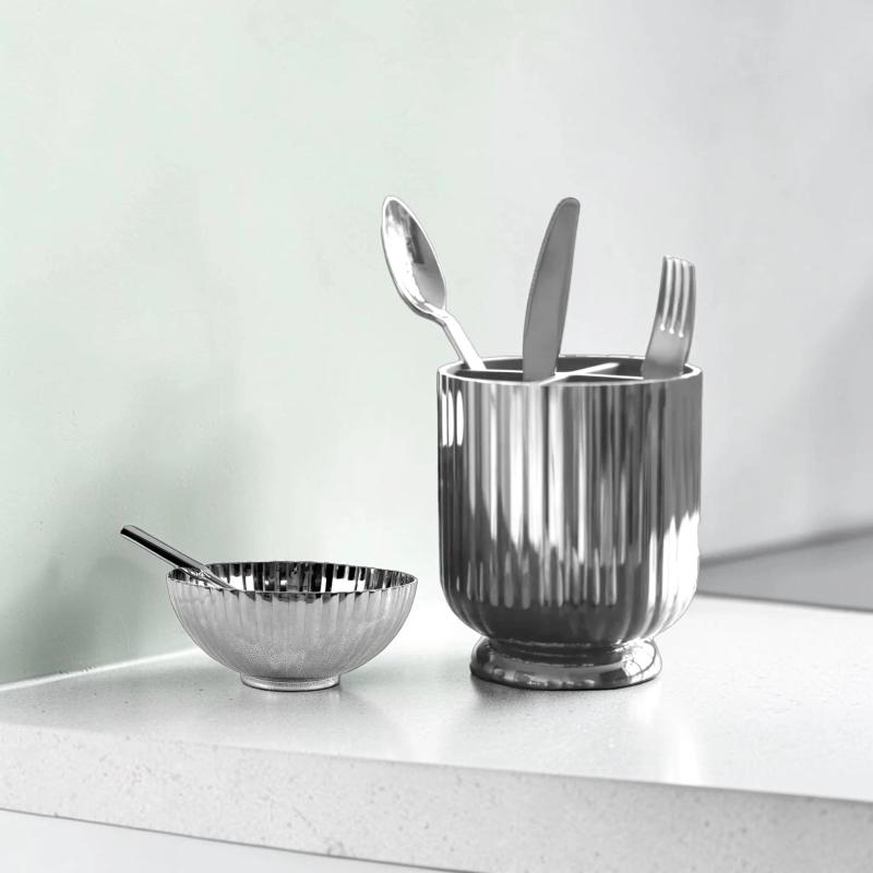 Georg Jensen Bernadotte bestikholder med saltkar