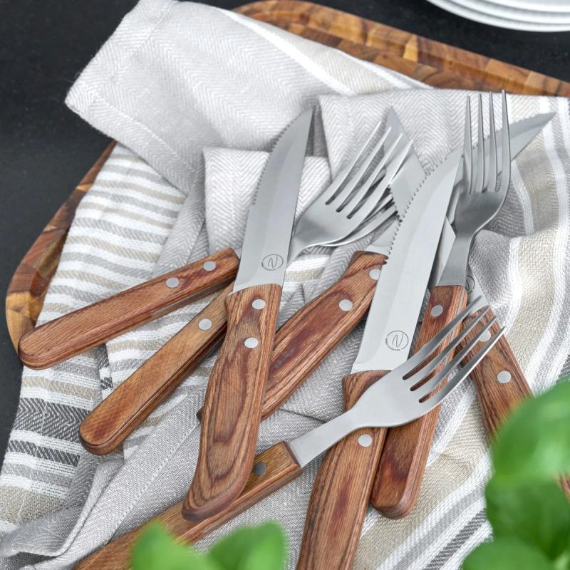 AIDA RAW Crafted kværnsæt og Noble Denmark Prima steakbestik - 3