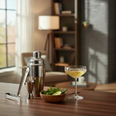 Funktion barsæt med Lyngby Glas Juvel cocktailskåle 4 stk.