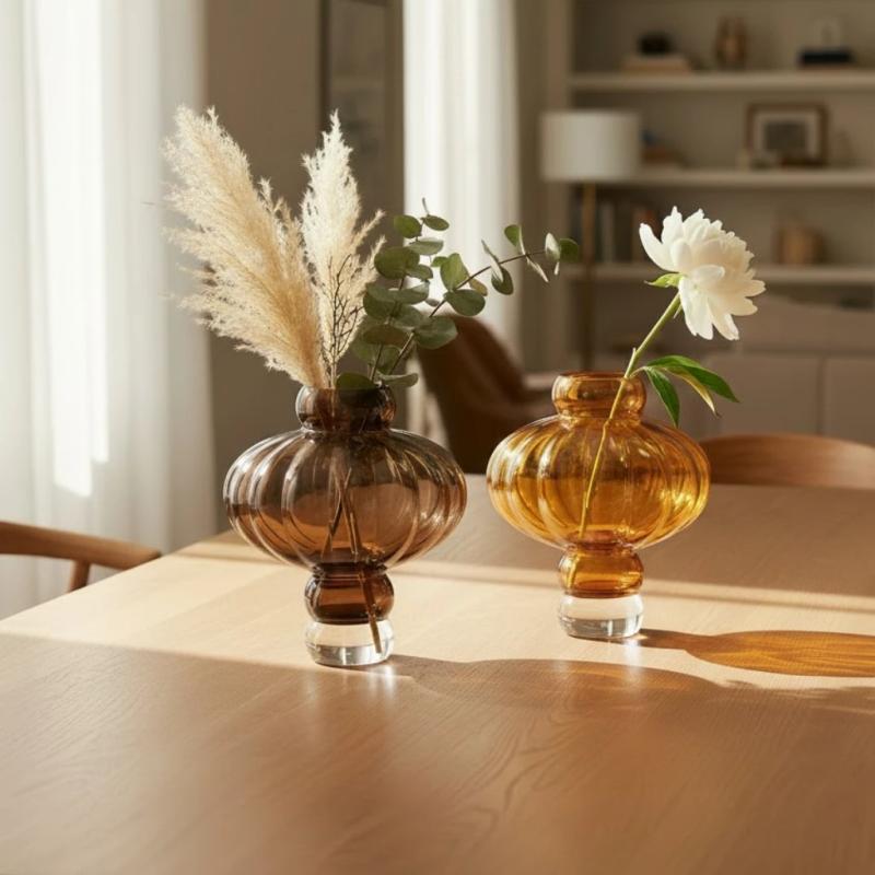 Louise Roe balloon vase 08 i Smoke eller Amber
