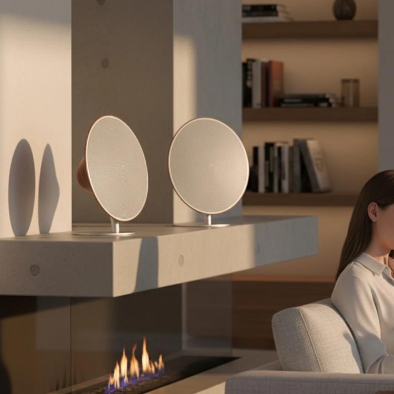Halo One bluetooth højttaler - Walnut, 2 stk.