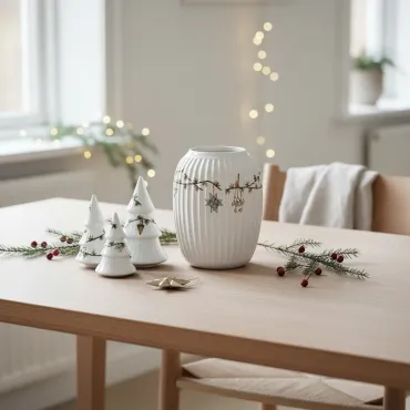 Kähler Hammershøi julevase og juletræer