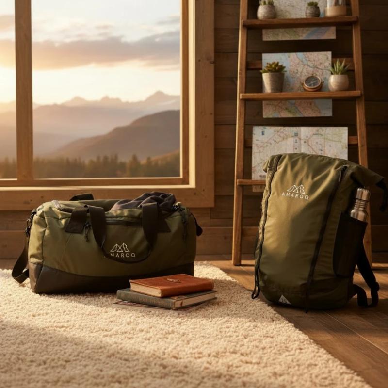 AmarOq duffel bag og rygsæk