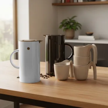 Stelton EM77 elkedel 1,5 ltr. og OLE krus