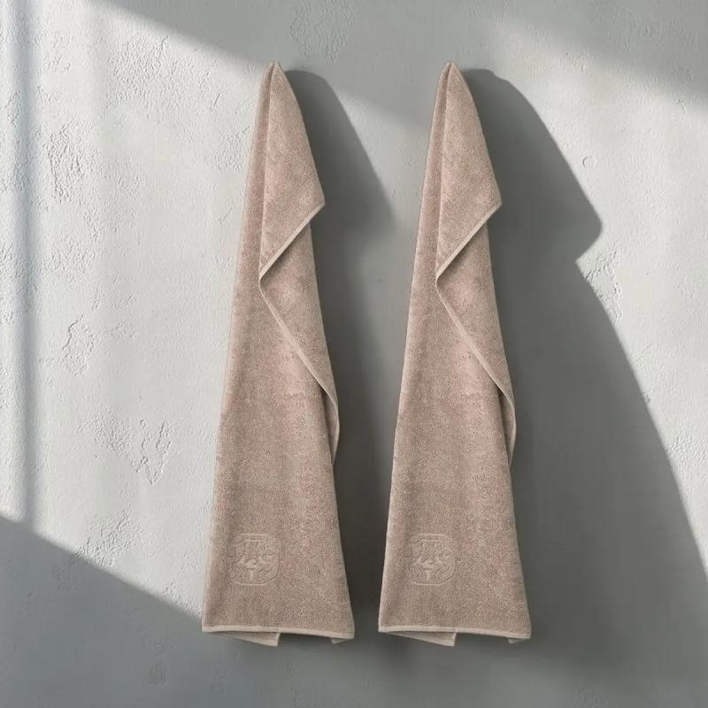 2 stk. Georg Jensen Damask Terry badehåndklæder 