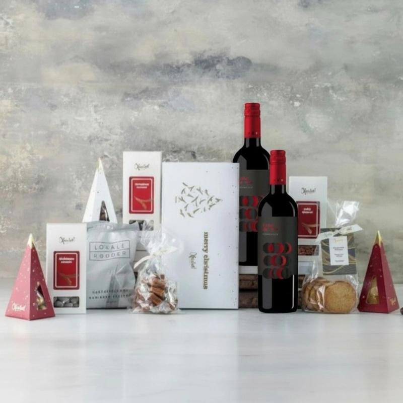 Julepakke Red med vin 3